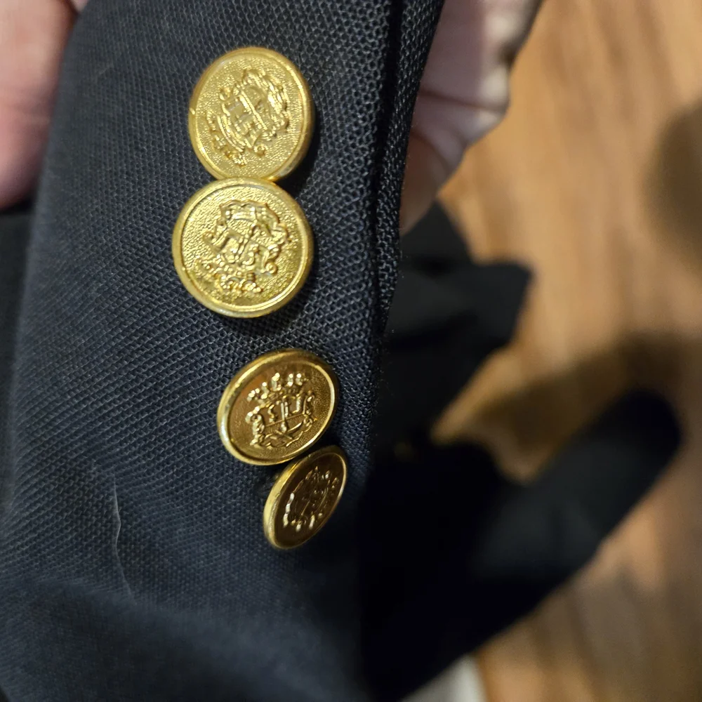 Dark Navy Blue Blazer - Picture 3 of 4